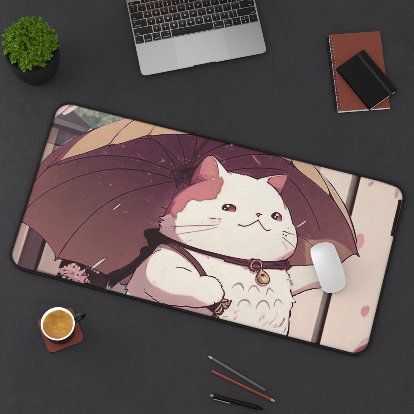 Anime Cat Desk Mat