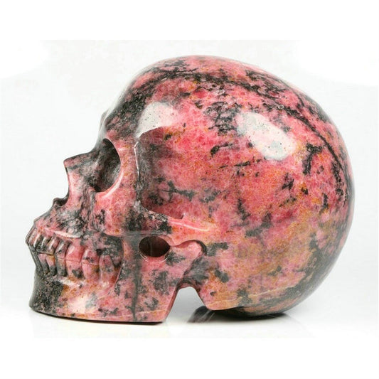 Black Rhodonite  Crystal Skull